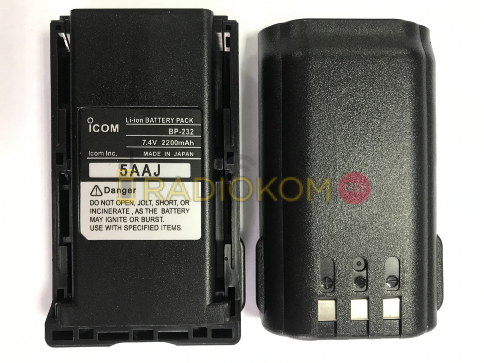Аккумулятор BP-232 Icom