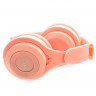 Наушники беспроводные TurboSky WH-02 PINK. Гарнитура bluetooth TurboSky WH-02 PINK. Наушники накладные розовые.
